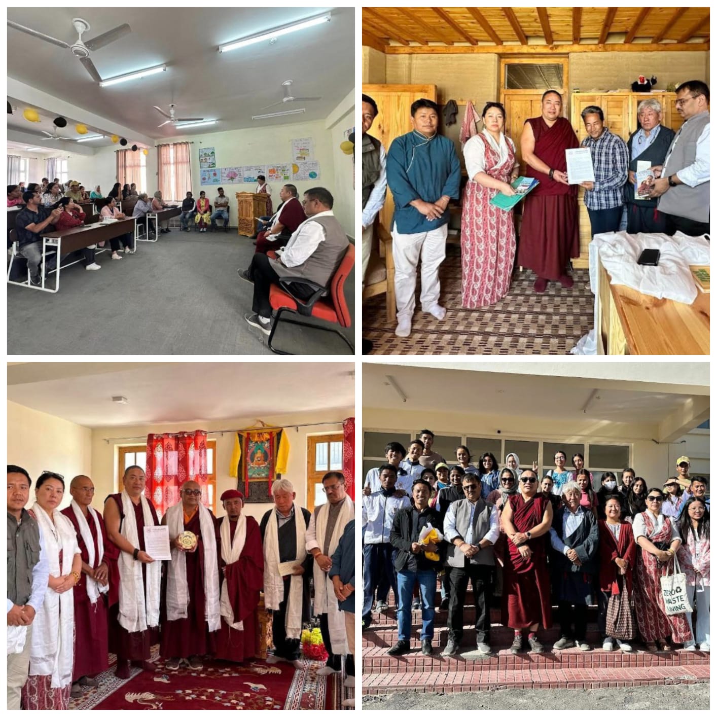 'Tibetan Parliamentary Delegation Calls on Governor of UT Ladakh, Talks at U'